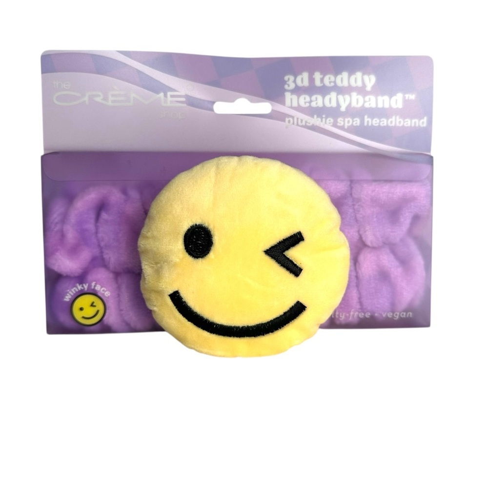The Creme Shop 3D Teddy Headband Wink Emoji